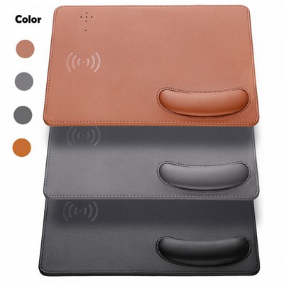 Wireless Charger Mouse Pad With Kickstand