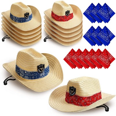 Straw Cowboy Caps