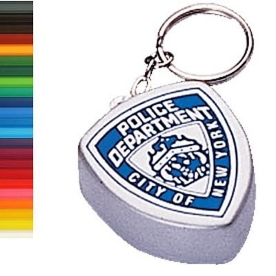 Police Badge Stress Ball Keychain