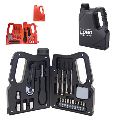 21 Pieces Oil Pot Type Hardware Tool Set