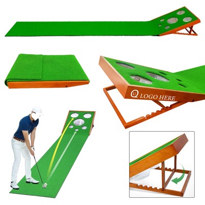 Wood Golf Putting Exerciser