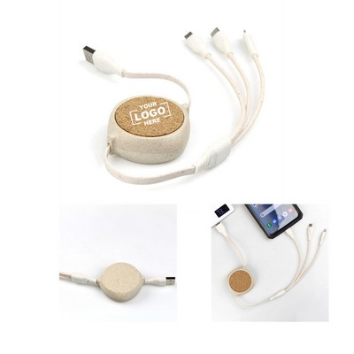 Retractable Eco-Friendly Multi Charging Cable