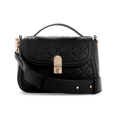 Nine West® Adelaide Mini Black Crossbody Flap Bag