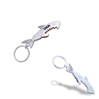 Shark Bottle Opener Keychain