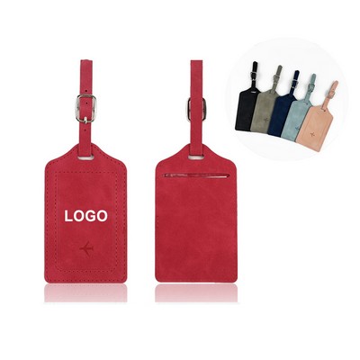 PU Leather Luggage Tag