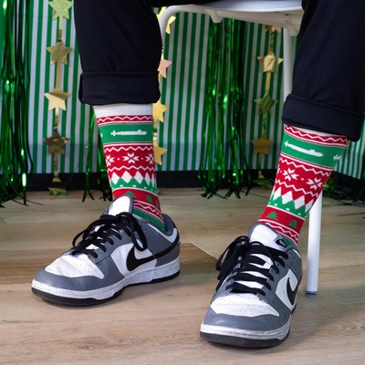 Regular Holiday Socks - Festive Footwear for Any Celebration - American Made