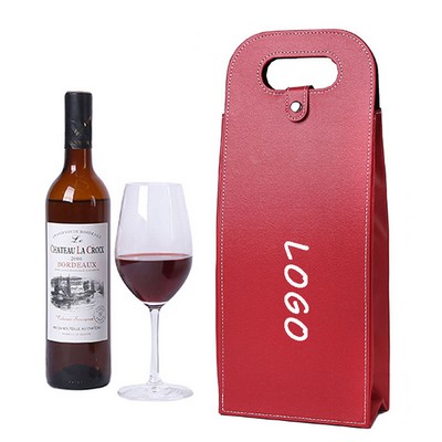 Leather Wine Bag Double Bottle