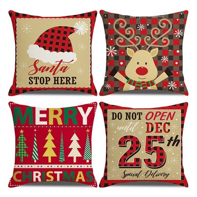 Xmas Christmas Pillow Covers 18X18