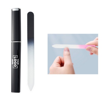 Crystal Glass Nail File with Protective Case