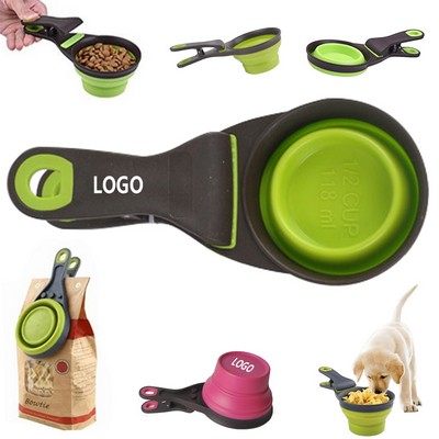 Multifunctional Pet Feeding Scoop Clip