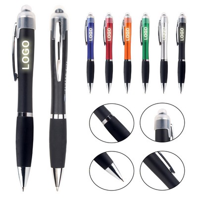 Gourd Shaped Led Light Up Ballpoint Pen