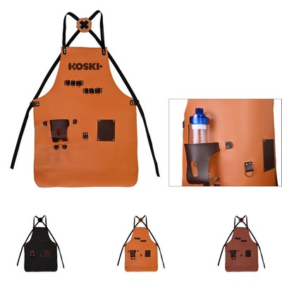 Unisex PU Leather Apron