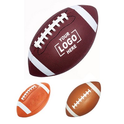 Size 9 Custom PU Leather Soccer Ball