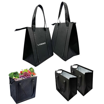 Dimpled Non-Woven Cooler Tote Bag