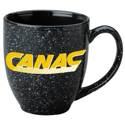 15 Oz. Black Sante Fe Bistro Stoneware Coffee Mug