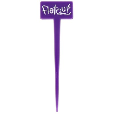 4" Rectangle Head Pick with 1 Color Imprint