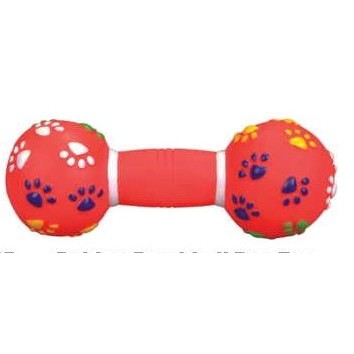 Rubber Dumbbell Dog Toy (8 1/8"x3")