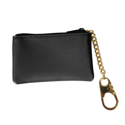 Leather Coin & Key Holder