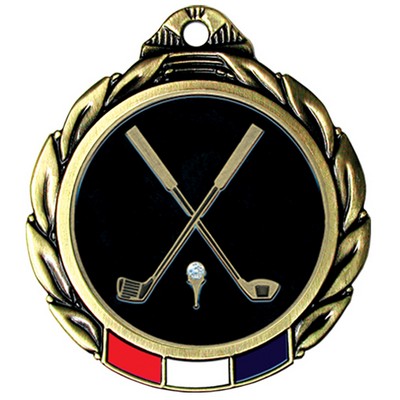 Stock RWB Regency Medal (Golf General) 2 3/4"