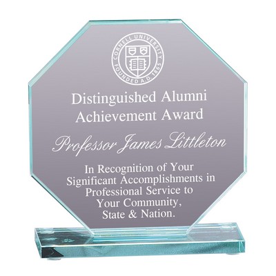 Jade Glass Octagon Award