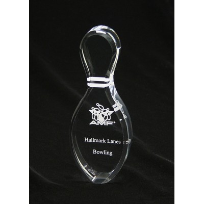 Acrylic Bowling Pin Award ( 8")