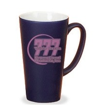 16 Oz Funnel Mug Cobalt Out White In