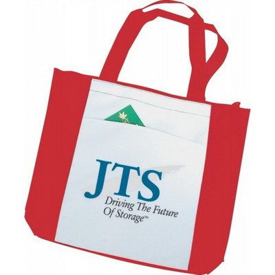 Poly Zippered Tote Bag (16.5"x14"x4")