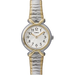 Timex 2-Tone Mid Size Elevated Classics Dress Expansion Watch