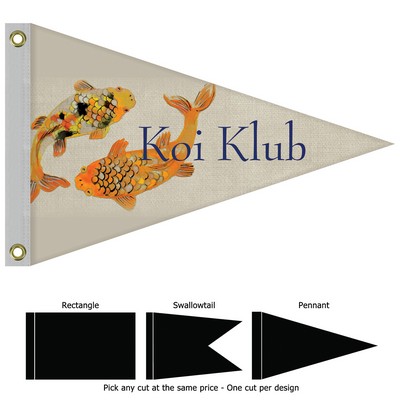 Single Reverse Nylon Boat Flag (24"x36")