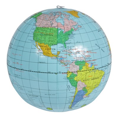 16" Inflatable Globe