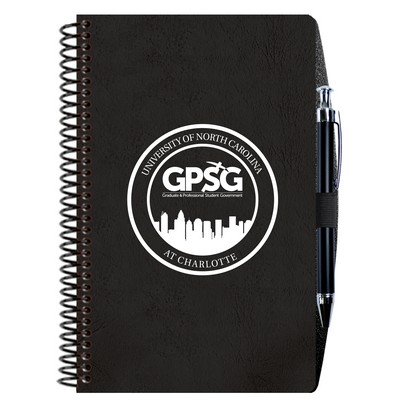 Flex Cover Academic Weekly Planner w/Pen Safe Back & Pen