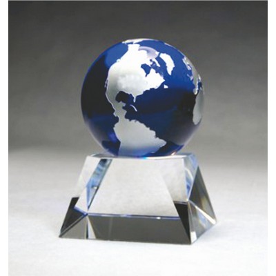 Aqua Ocean Optic Crystal Award (6½")