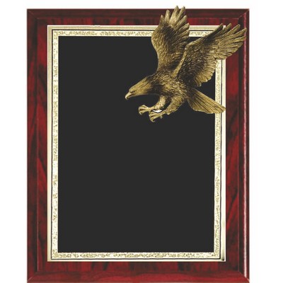 Mahogany Eagle Plaque (8"x10")