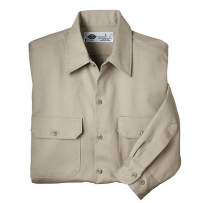 Dickies® Long Sleeve Relaxed Fit Heavyweight Cotton Shirt