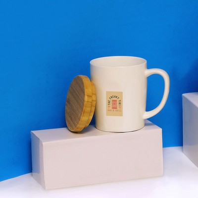 Chic Ceramic Mug/Bamboo Lid