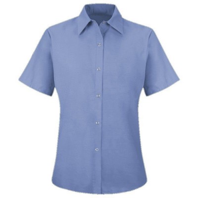 Red Kap™ Women's Specialized Short Sleeve Work Shirt - Light Blue