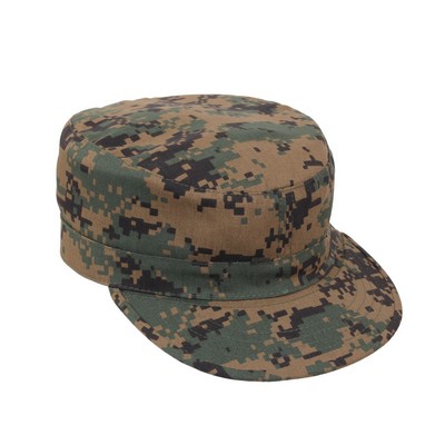 Woodland Digital Camo Adjustable Fatigue Cap