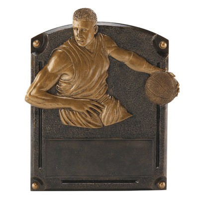 Basketball Male Legend Fame, 8"X6", Resin