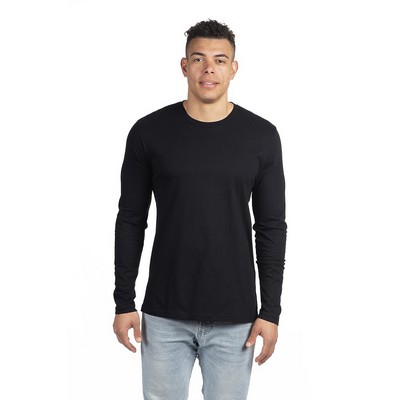 Next Level Apparel® 100% Ringspun Cotton Long Sleeve Crew Neck Shirt