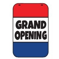 Stock Swing Sign (Grand Opening - Double Sided Kit)