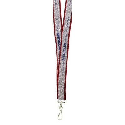 5/8" Wide Glitter Lanyard (15mm)