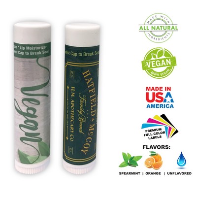 Vegan UNFLAVORED Lip Balm