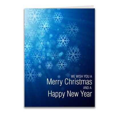 Falling Flakes Greeting Card