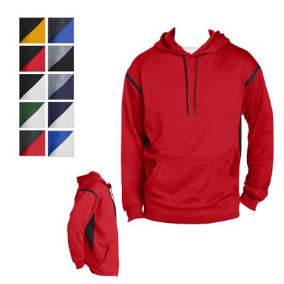 Classy Colorblock Hooded Sweatshirt