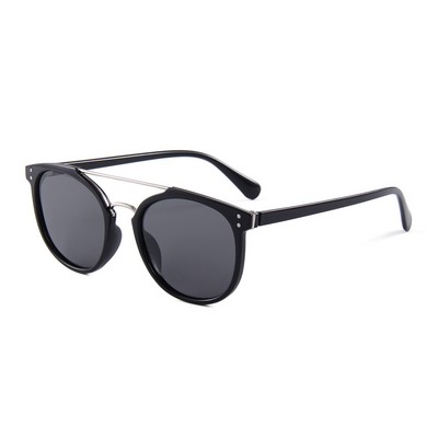 Sunglasses - Smoke Lenses - Black Frames