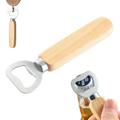 Wooden Classic Bottle Opener