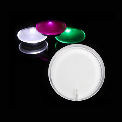 2" Glow LED Button Pin Badge