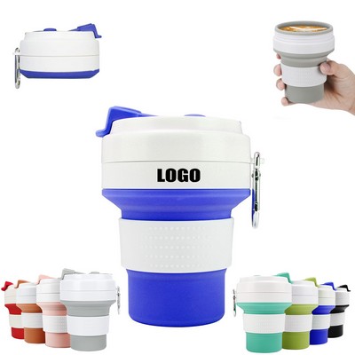 350ml Silicone Collapsible Cup w/Carabiner