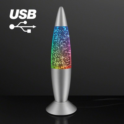 Groovy Glitter Lamp USB Mood Light - BLANK