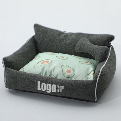 Vintage Rectangle Animal Bed